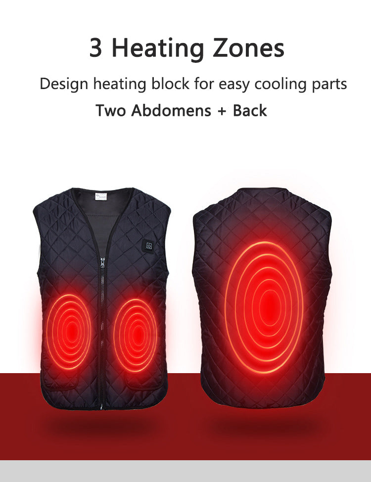 Smart Bluetooth Thermostat Heating Vest Warm Vest - cas7m