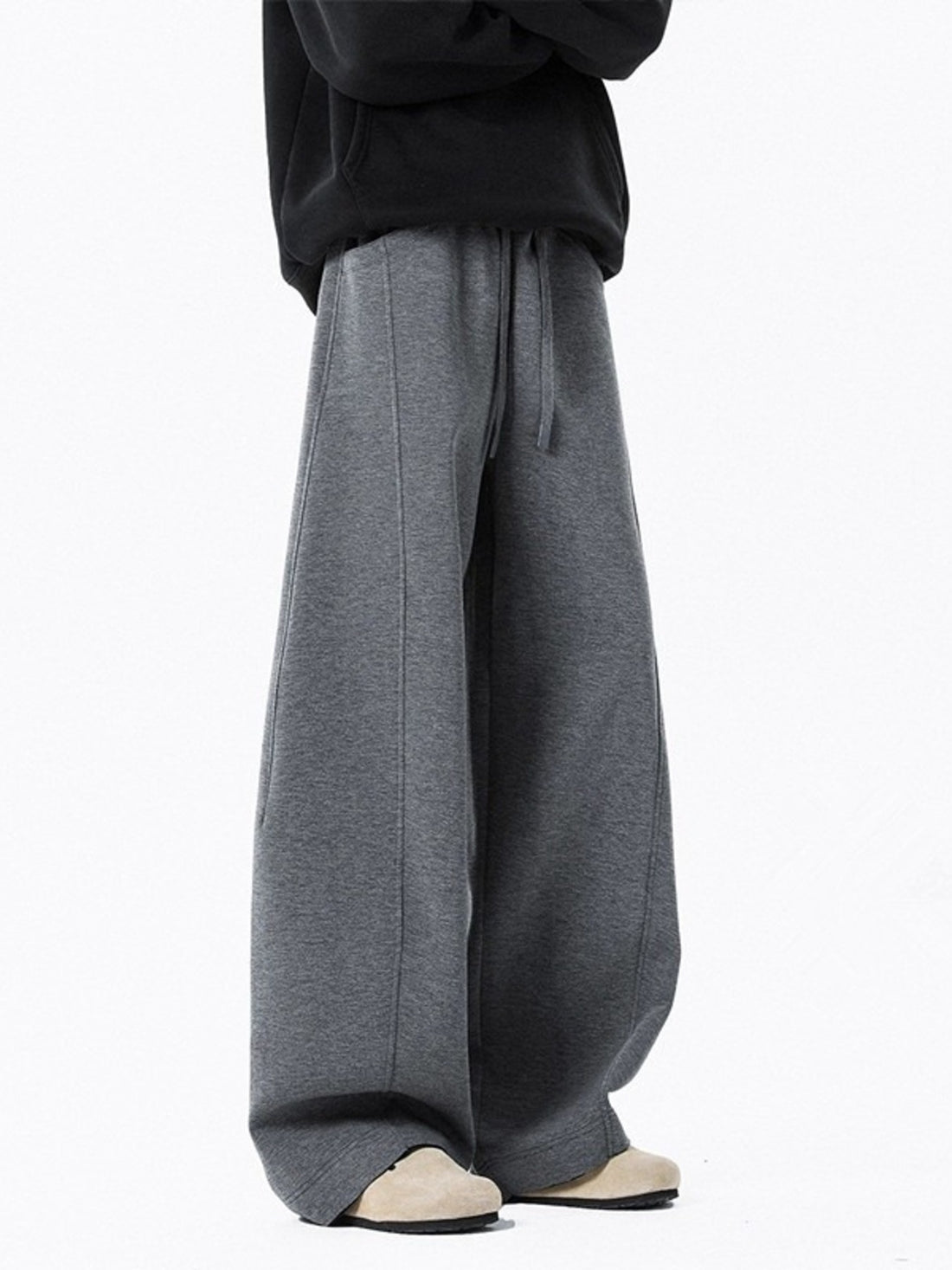 Men's Plus Size Wide Leg Sweatpants - cas7m