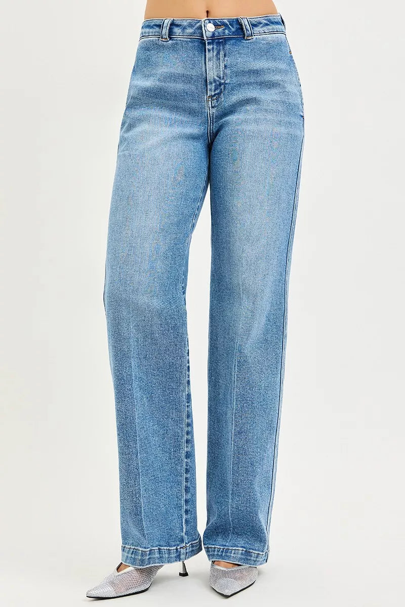 RISEN Slouchy Straight Jeans - cas7m