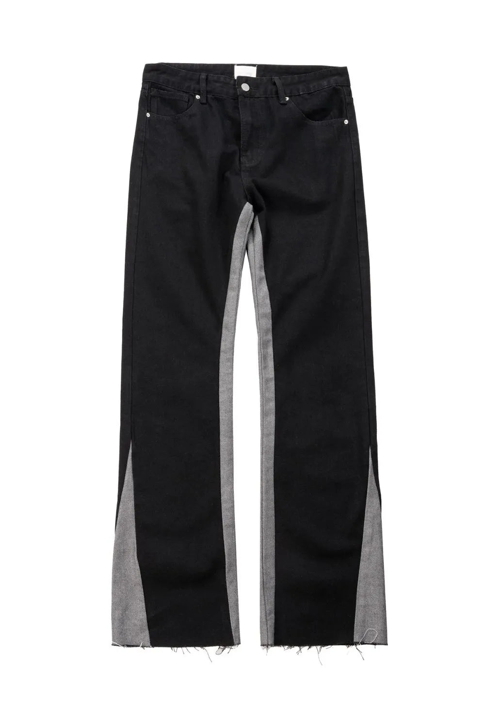 Men's Contrast Bootcut Jeans - cas7m