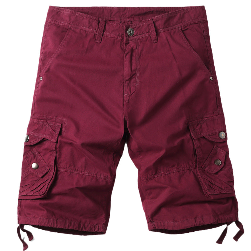 Men's Camouflage Multi-pocket Loose Work Shorts