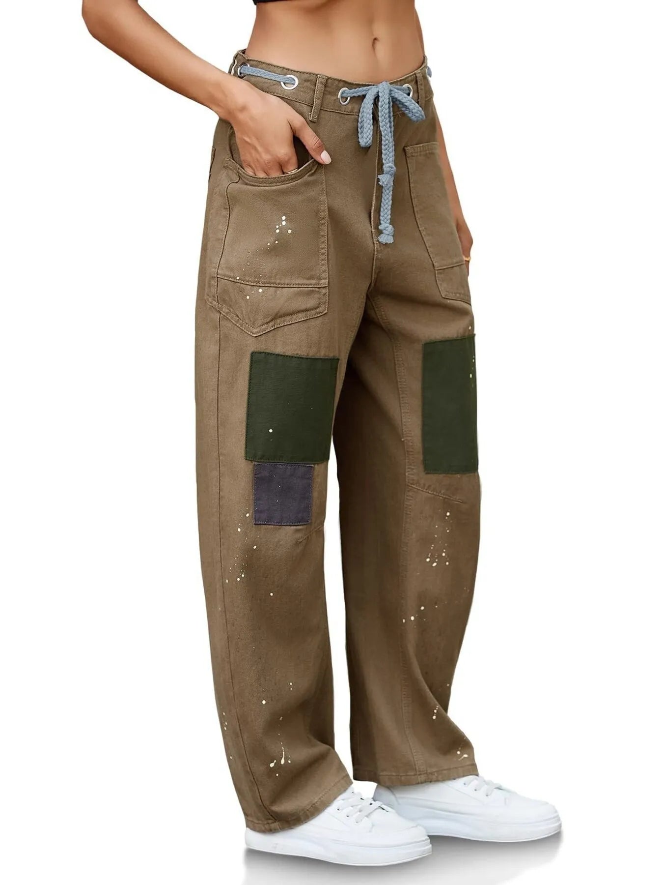Washed Wide Leg Jeans - cas7m