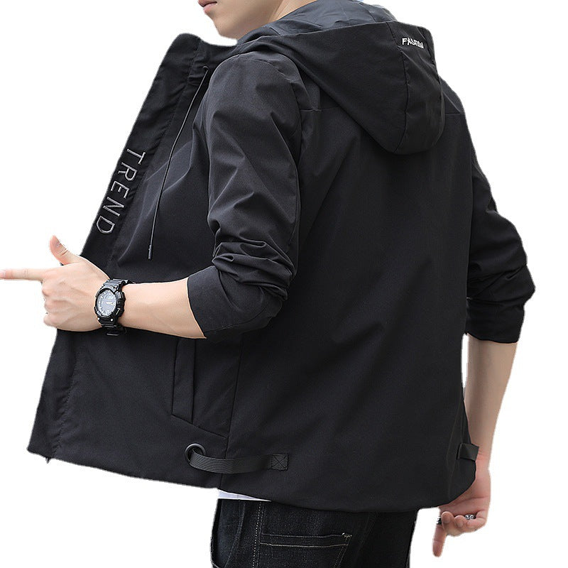Hooded Coats Are Sporty And Loose To Fit The - cas7m