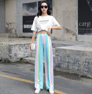 High Waist Loose Wide Leg Casual Dress Pants for Women