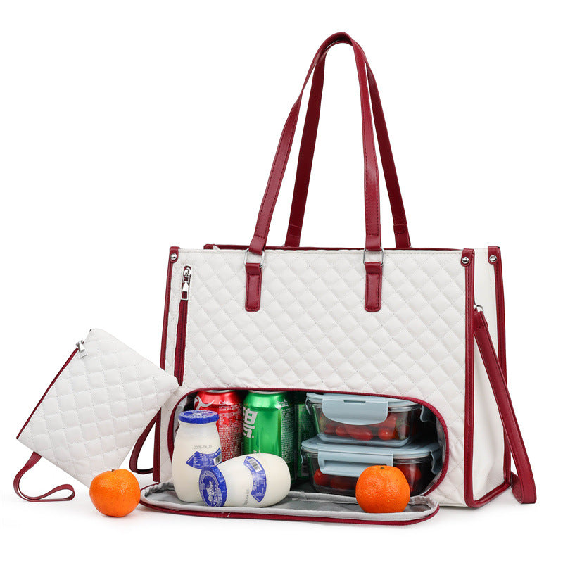 2in1 Tote And Lunch Bag Combo  Extra-large Tote - cas7m