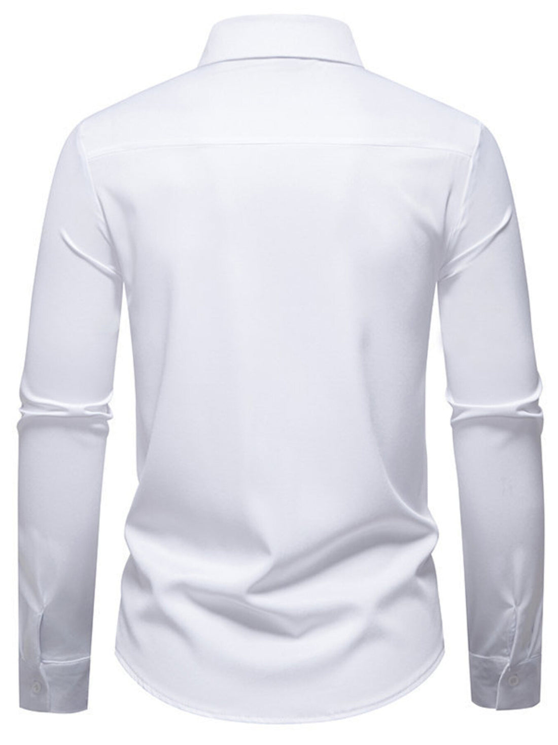 Men's Button Up Long Sleeve Shirt - cas7m