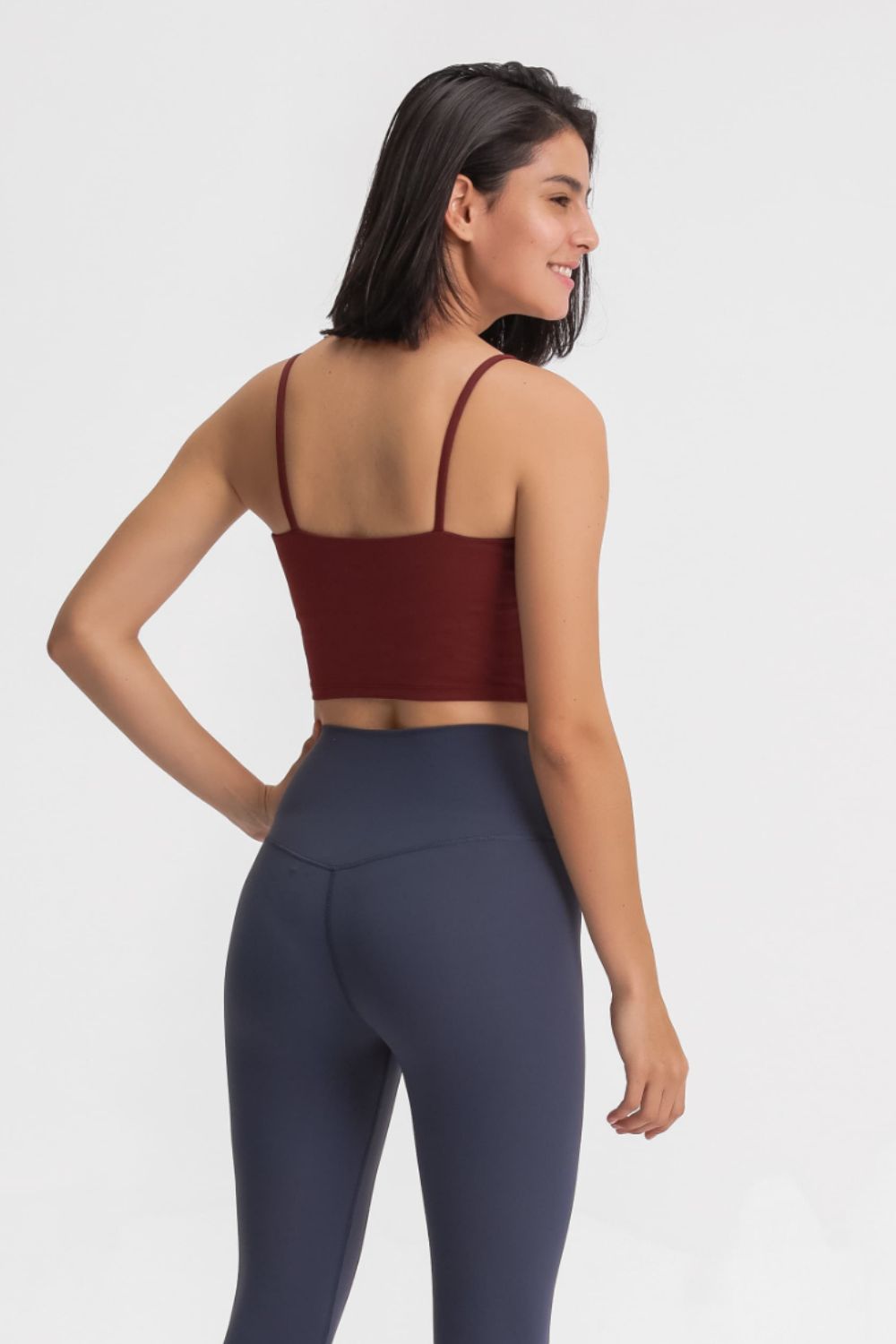 Millennia Feel Like Skin Scoop Neck Sports Cami - cas7m