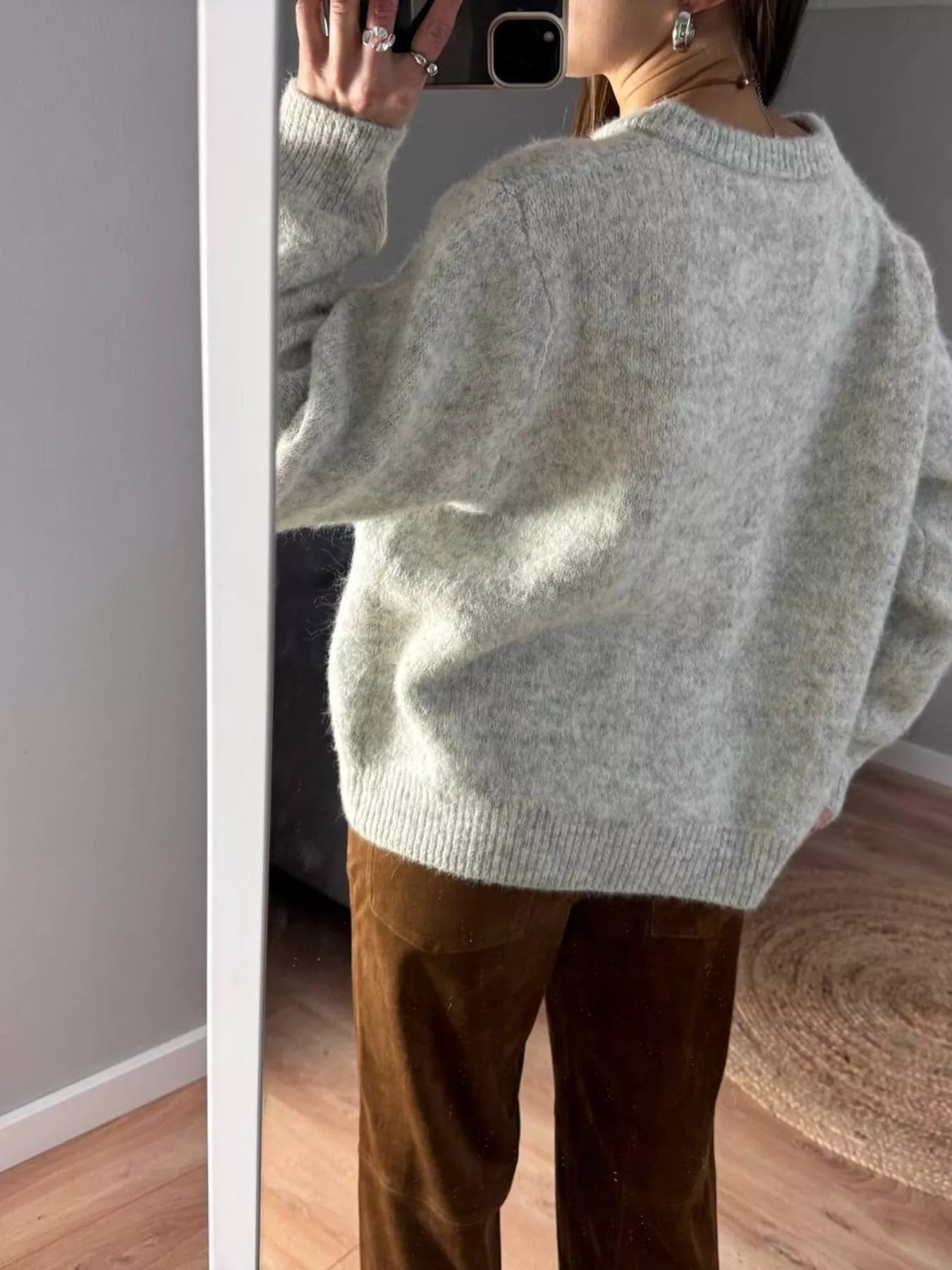 Button Up Long Sleeve Cardigan - cas7m