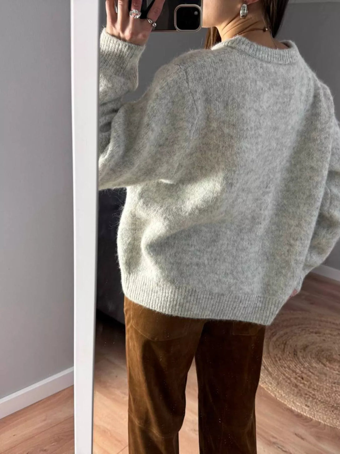 Button Up Long Sleeve Cardigan - cas7m