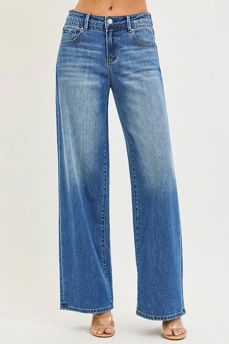 RISEN Slouchy Baggy Jeans with Pockets - cas7m