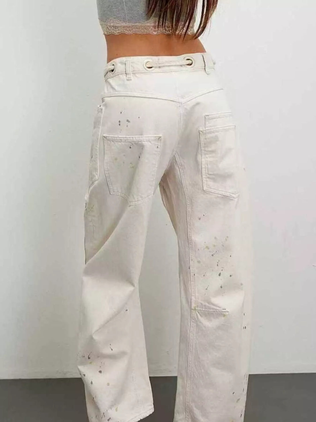 Washed Relaxed Fit Jeans - cas7m