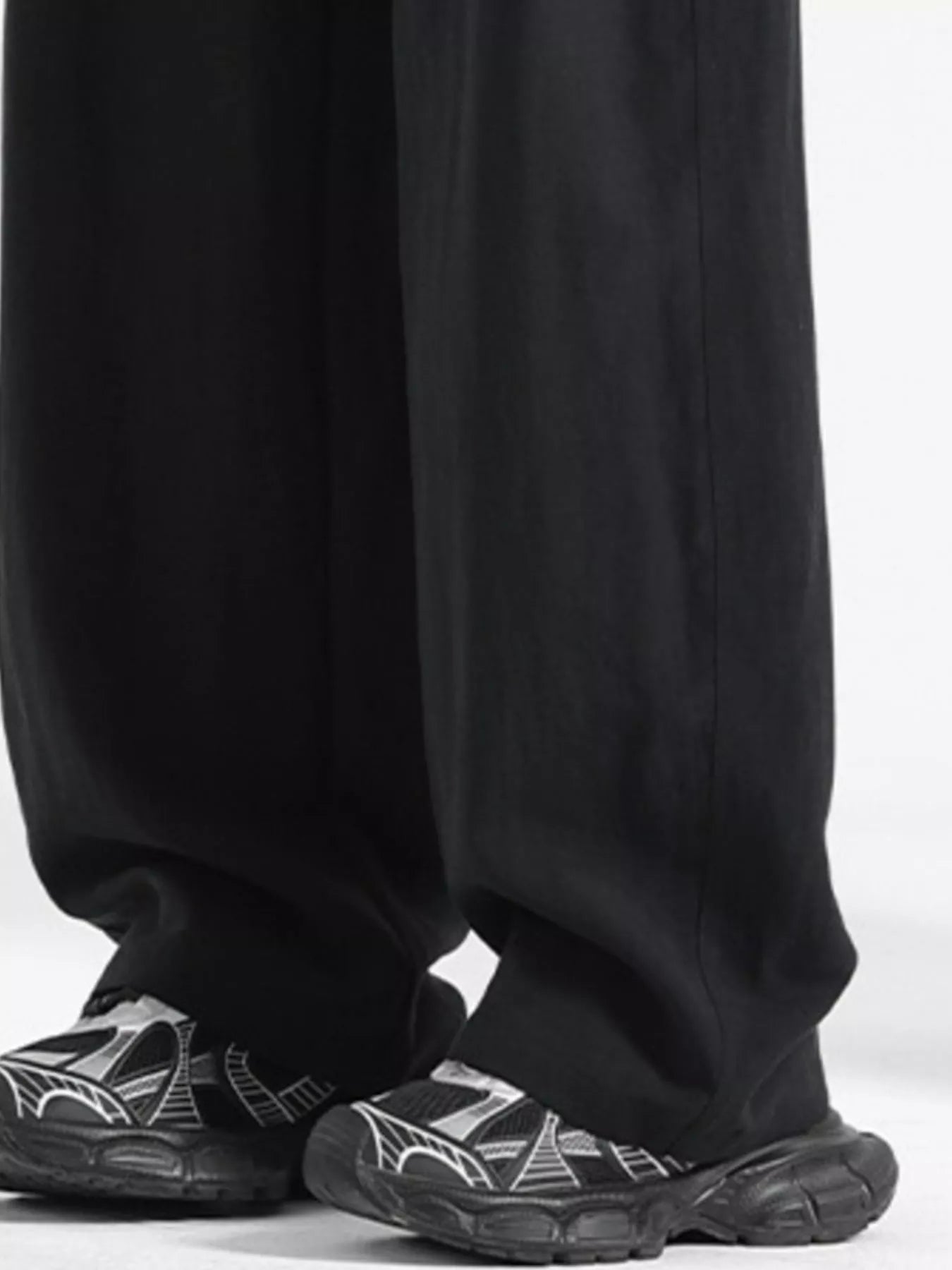 Men's Plus Size Loose Fit Drawstring Pants - cas7m