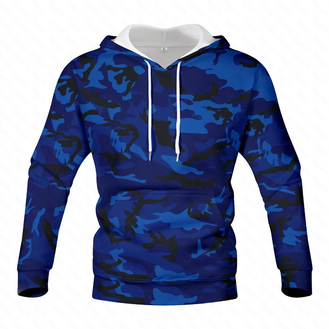 3D Printed Camouflage Hooded Hoodie - cas7m