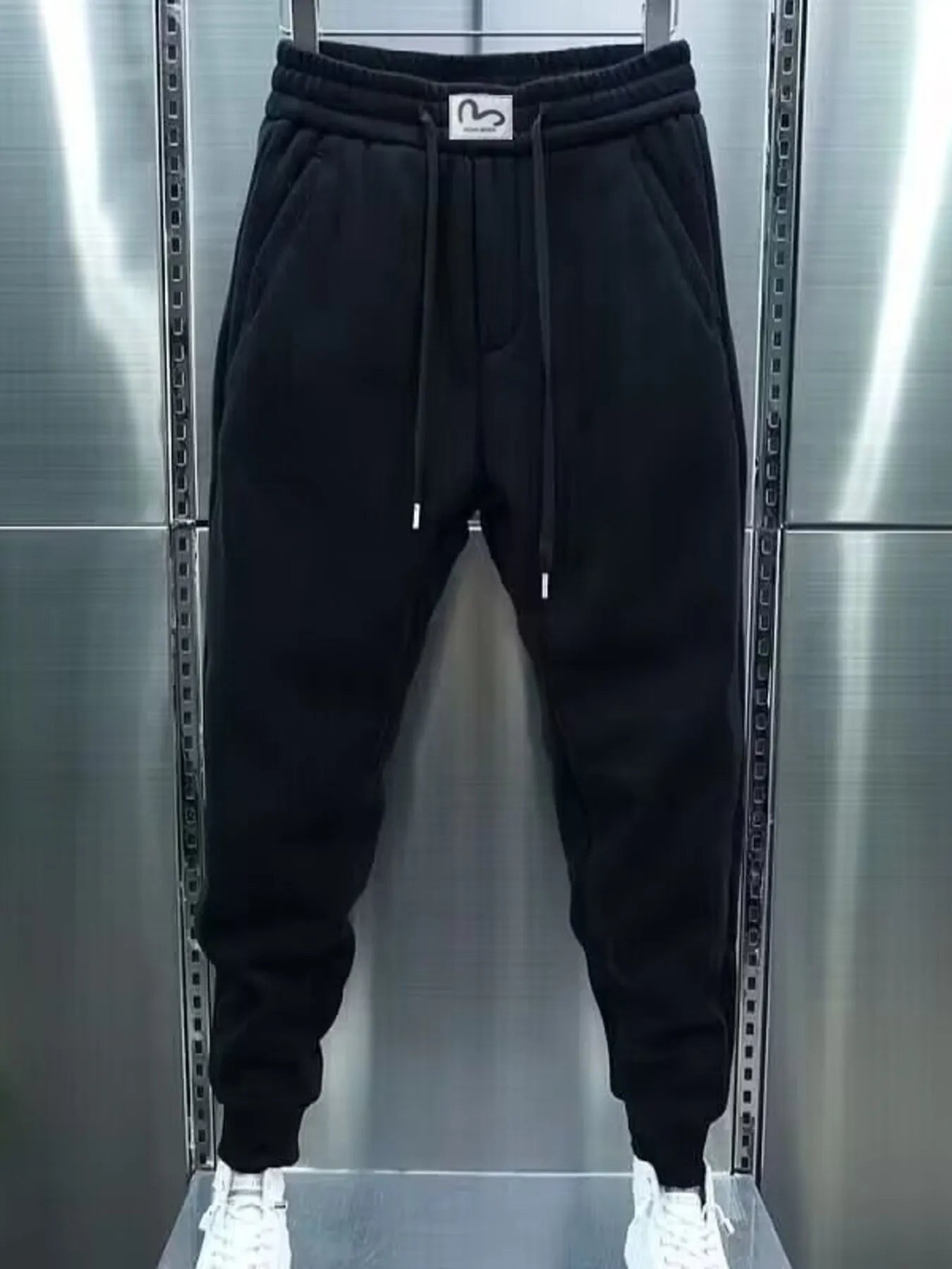 Men's Plus Size Drawstring Jogger Sweatpants with Pocketed - cas7m