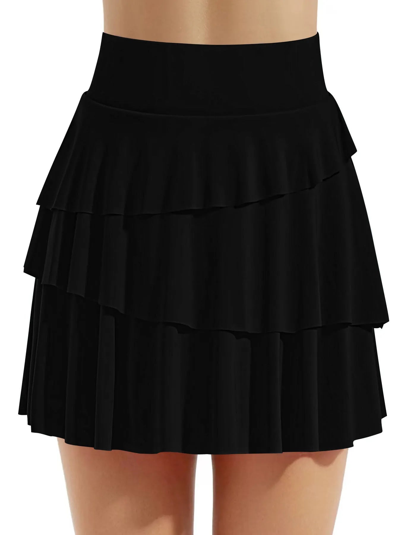 Tiered Ruffle Active Skort - cas7m