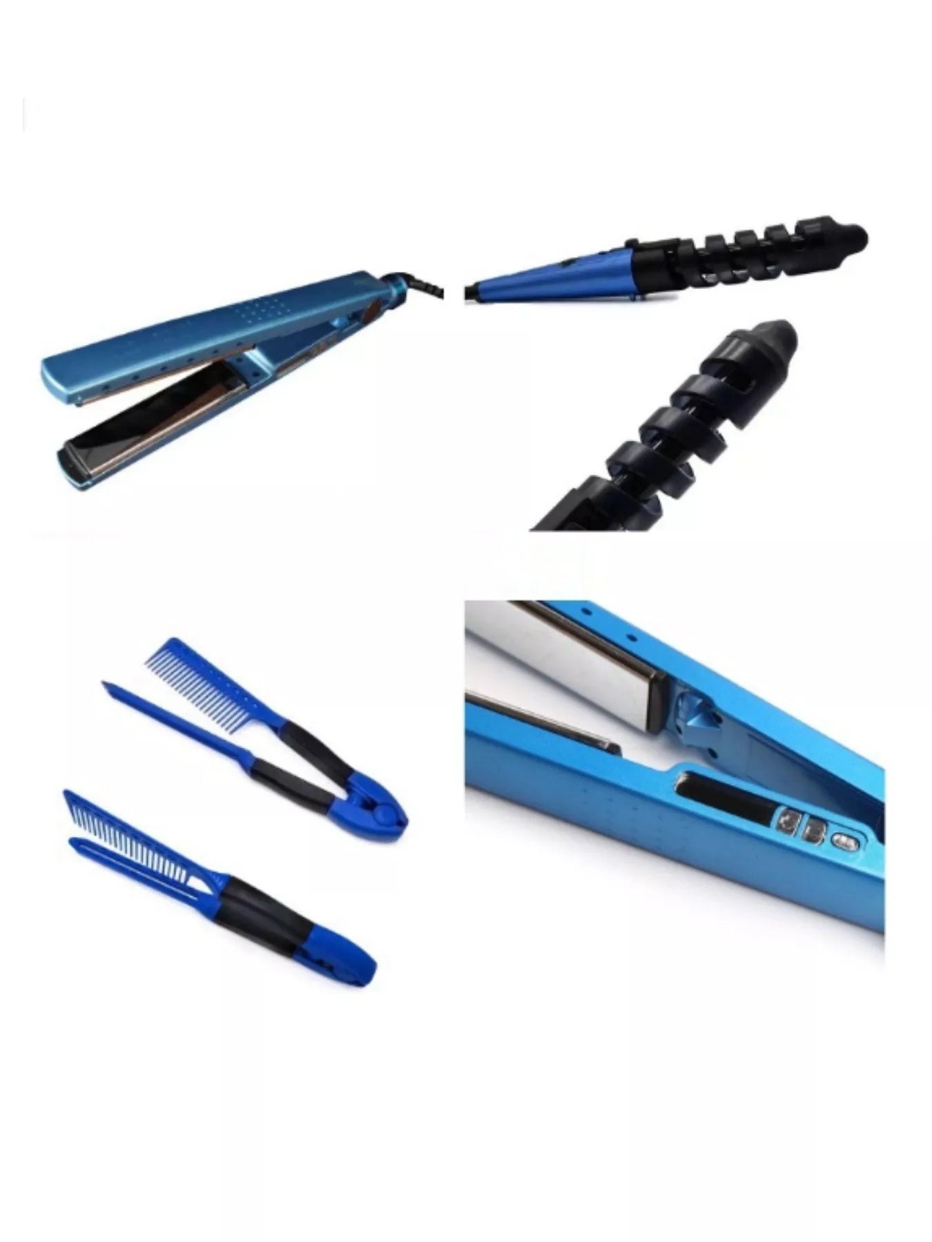 Rapid Heat Salon Curling Iron - Versatile Hair Styling Tool - cas7m