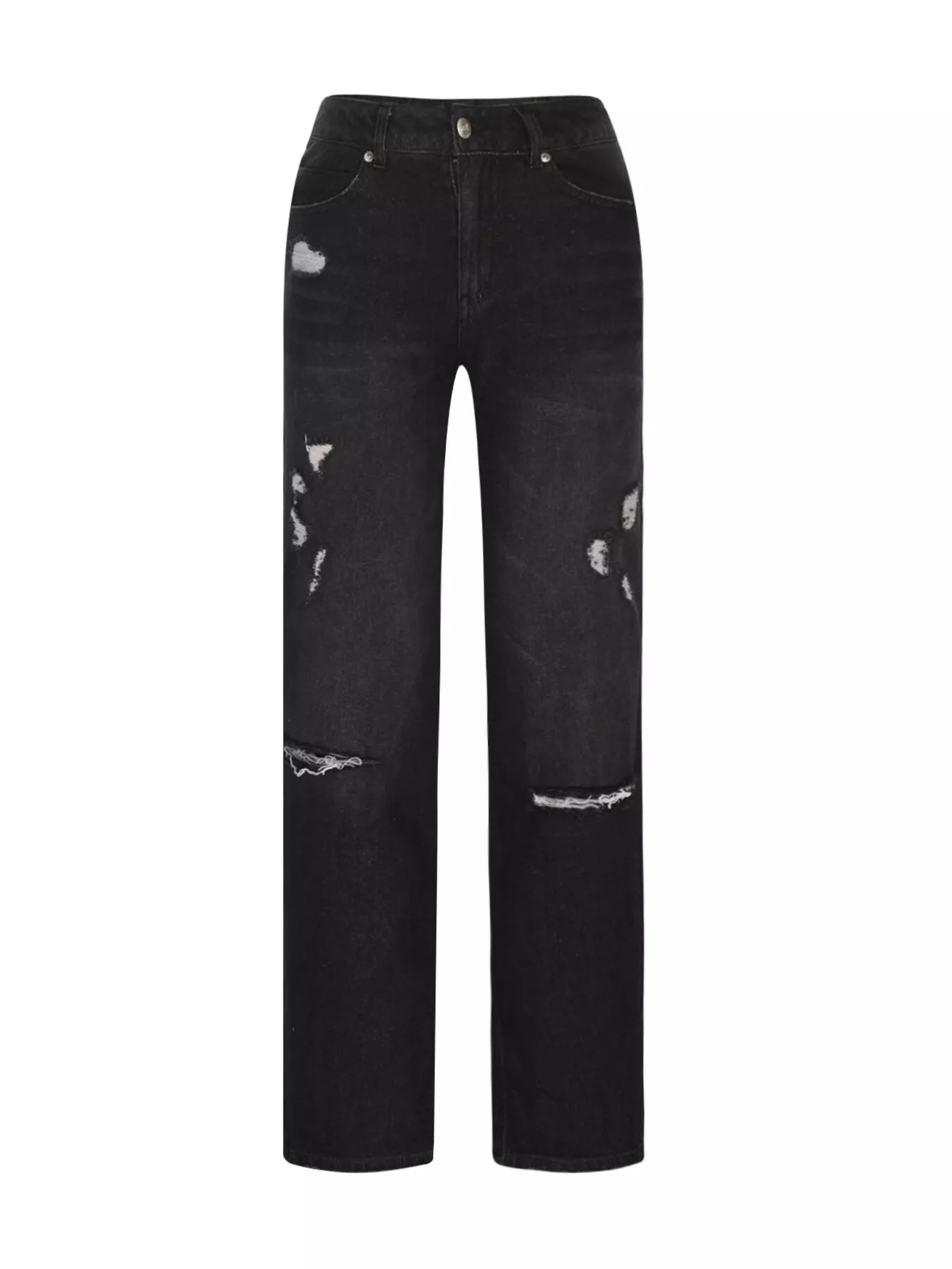 Distressed Loose Fit Jeans - cas7m