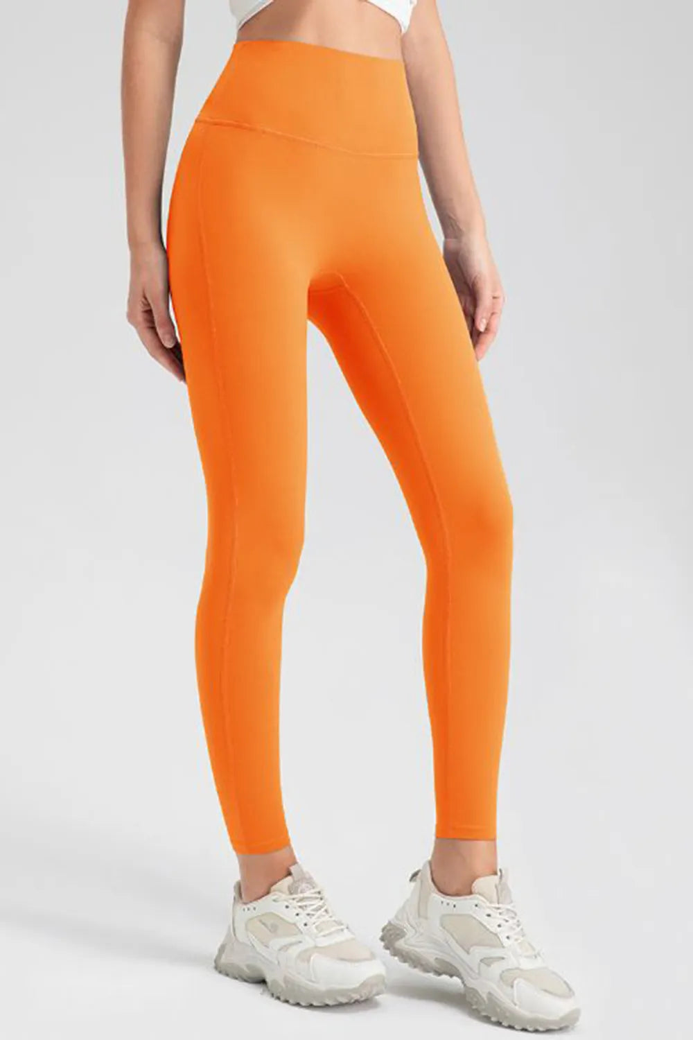 Ultra-Stretch Nylon Leggings for Everyday Comfort - cas7m