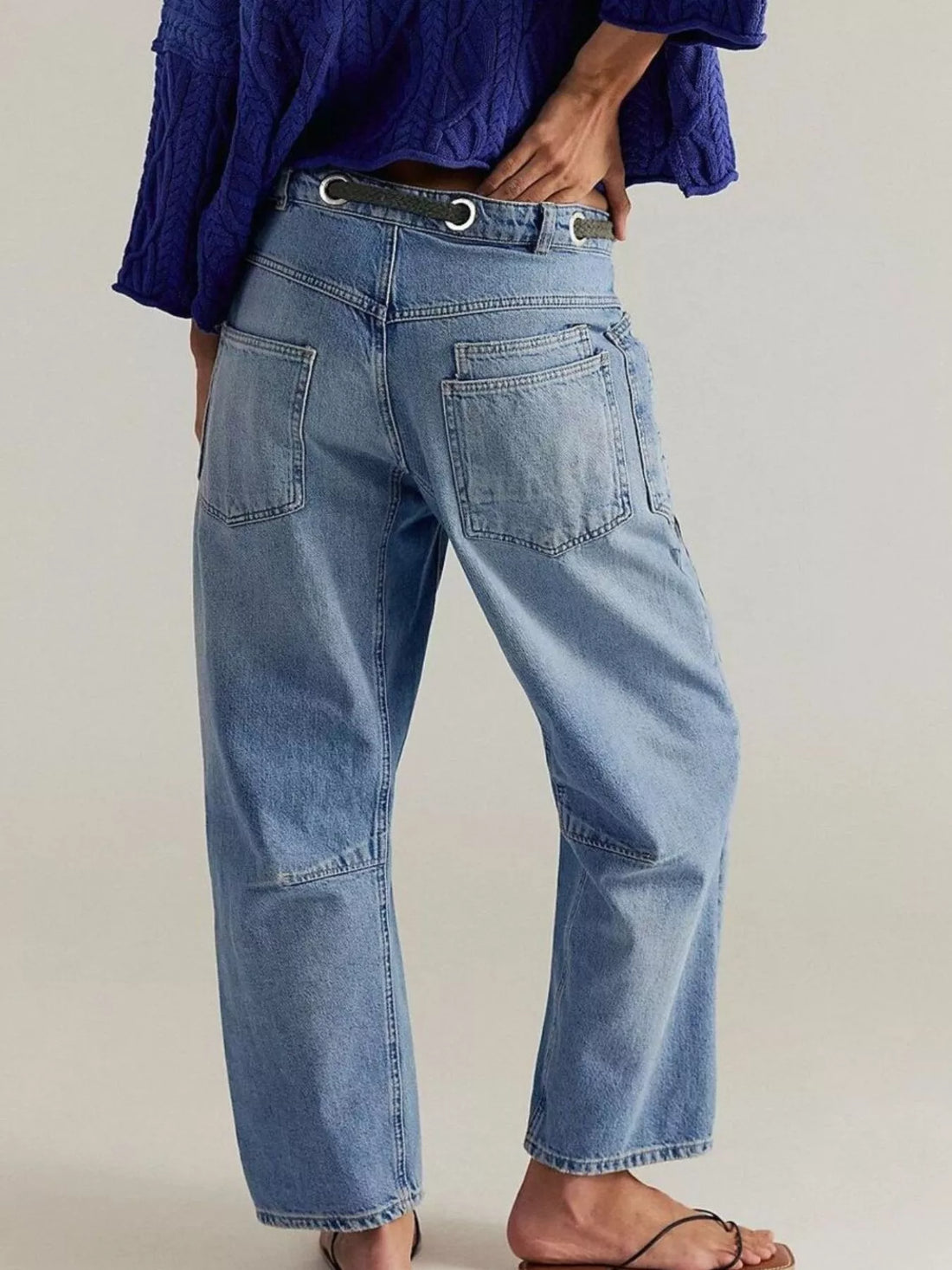 Washed Relaxed Fit Jeans - cas7m
