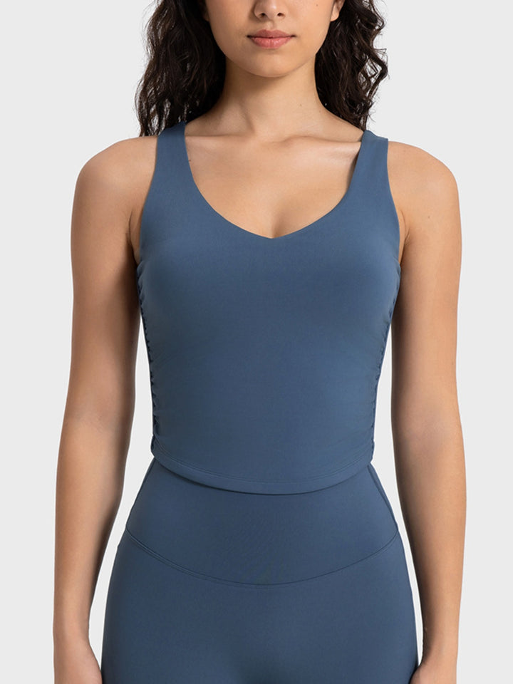 Millennia Cropped Sport Tank - cas7m