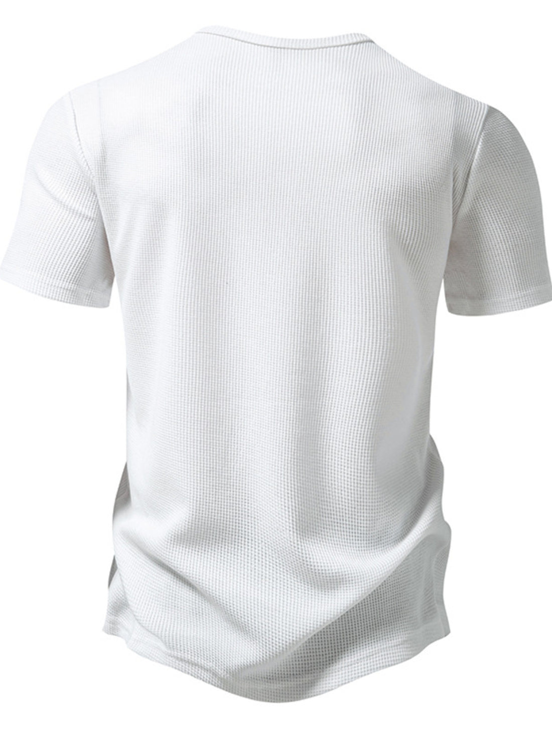 Men's Button Detail Short Sleeve T-Shirt - cas7m