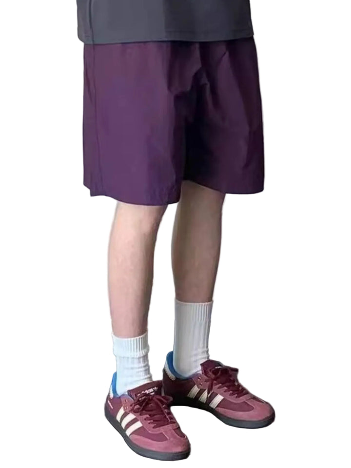 Men's Plus Size Casual Elastic Waist Lightweight Shorts - cas7m
