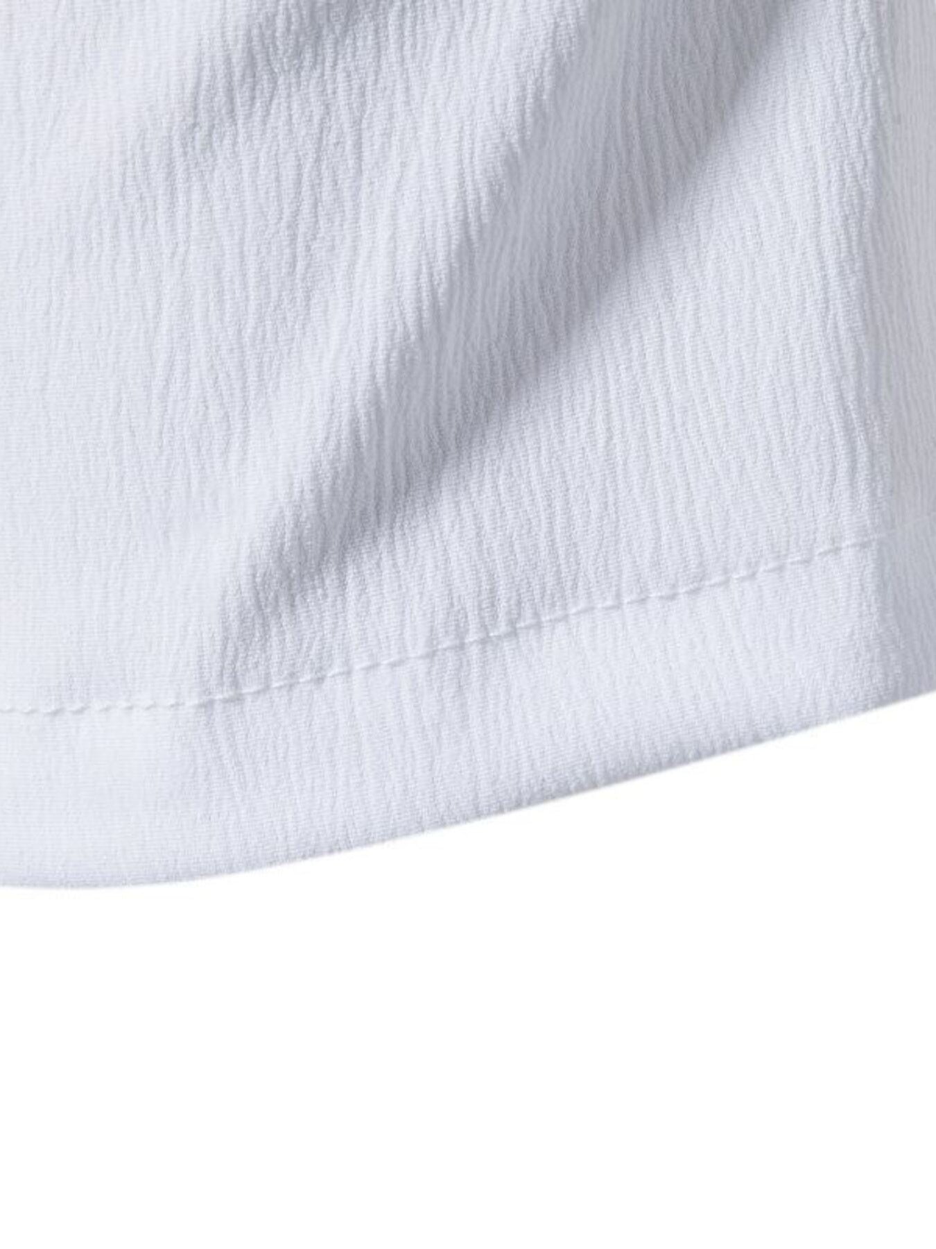 Men's Plus Size Button Detail Short Sleeve Shirt - cas7m