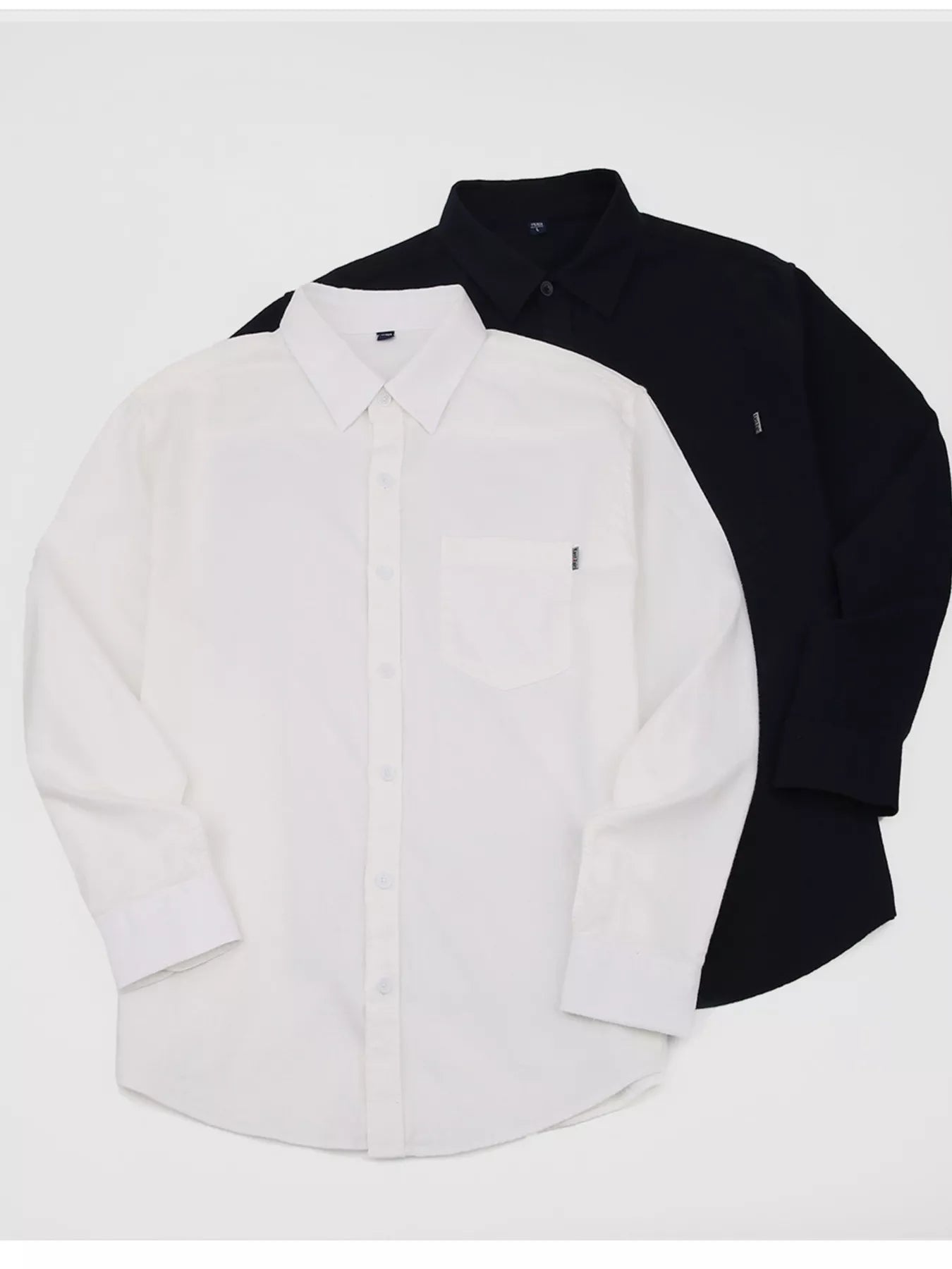 Men's Plus Size Classic Fit Long Sleeve Shirt - cas7m