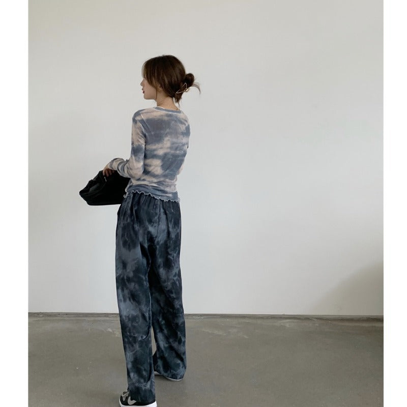 High Waist Loose Wide Leg Casual Dress Pants for Women