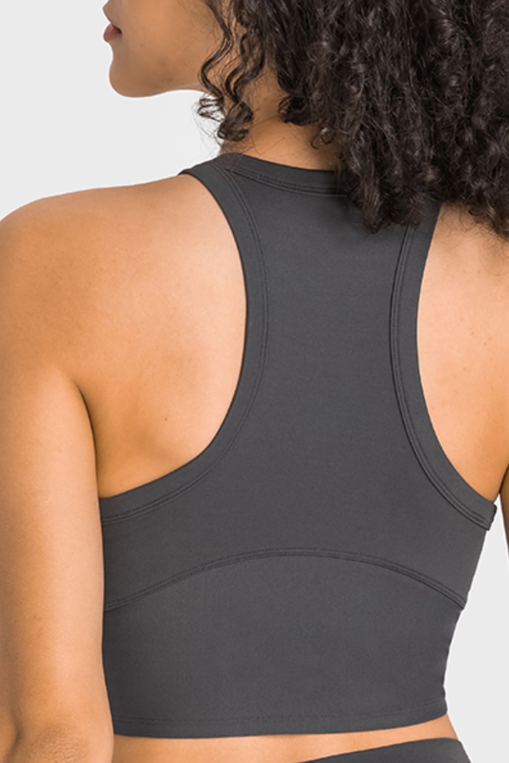 Millennia Racerback Cropped Sports Tank - cas7m