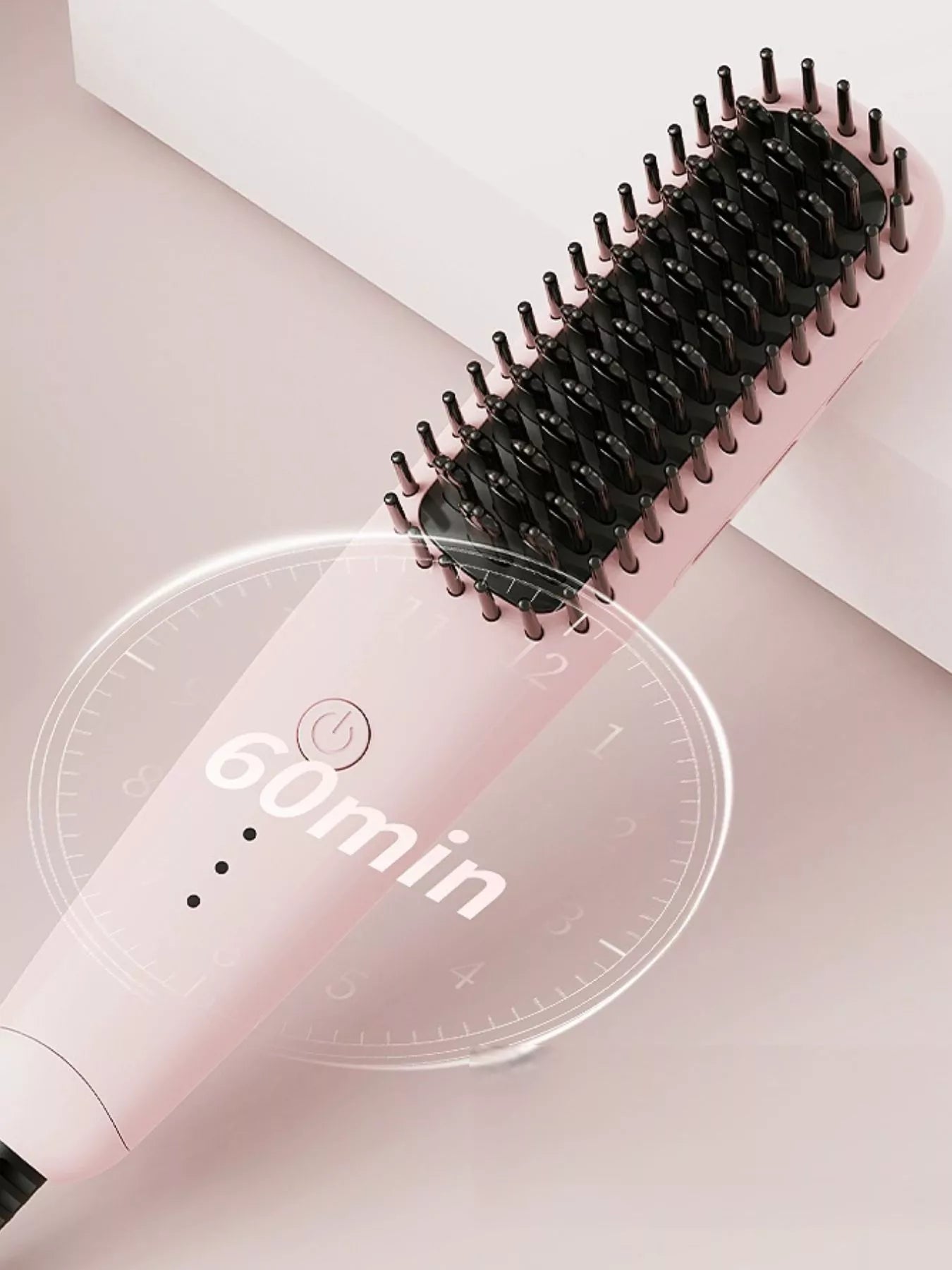 QuickHeat Precision Hair Styling Comb - Sleek & Shine Perfection - cas7m