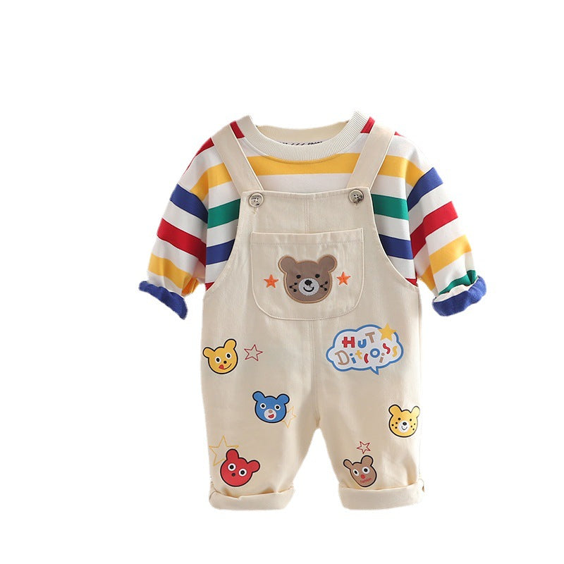 Boys' Top Overalls Suit - cas7m