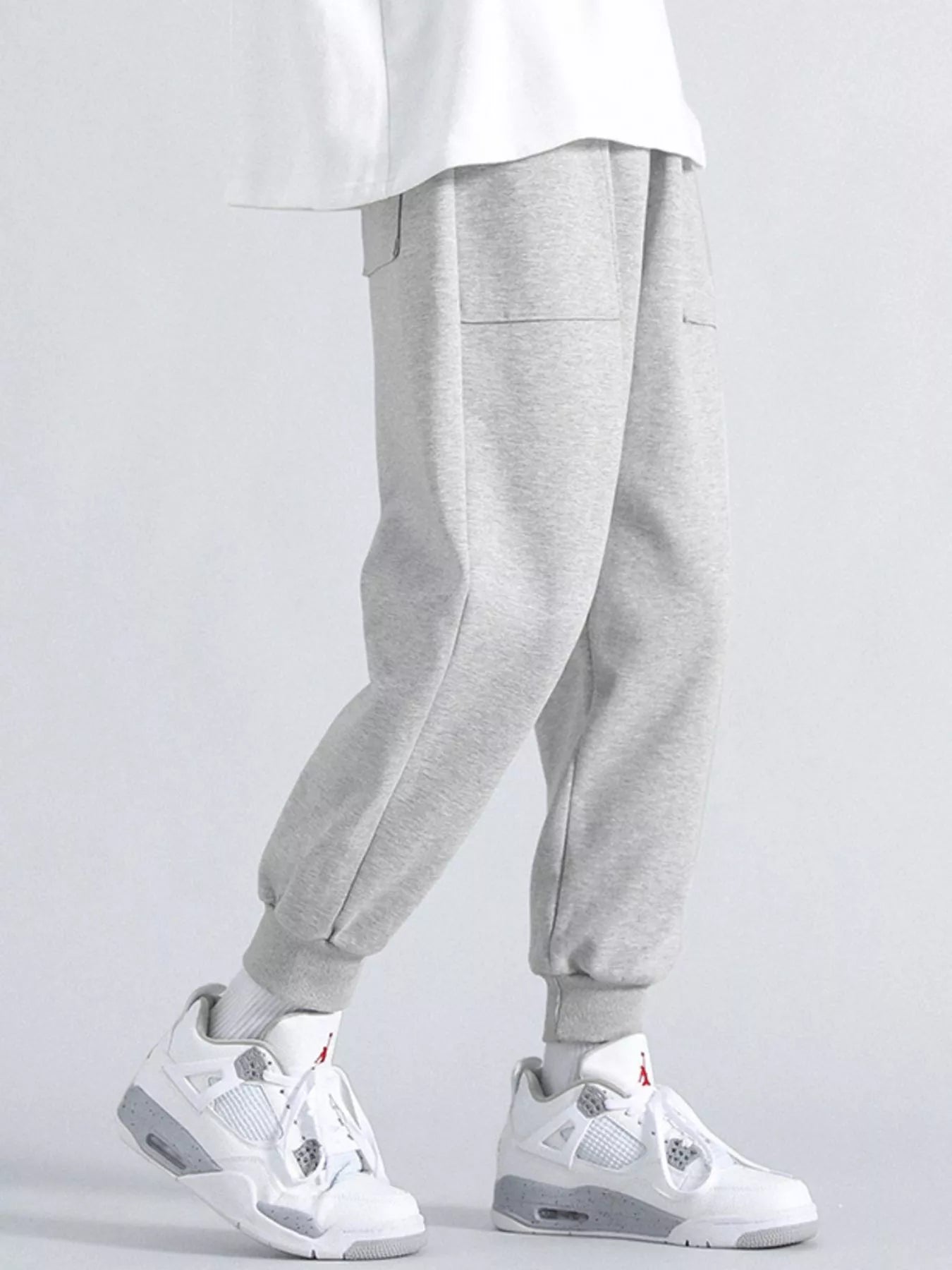 Men's Plus Size Casual Loose Fit Joggers - cas7m