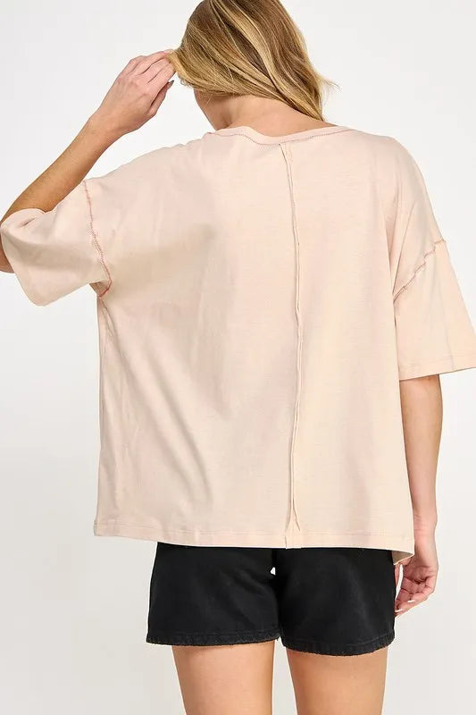 SAGE+FIG Love-Inpired Graphic Oversized T-Shirt - cas7m