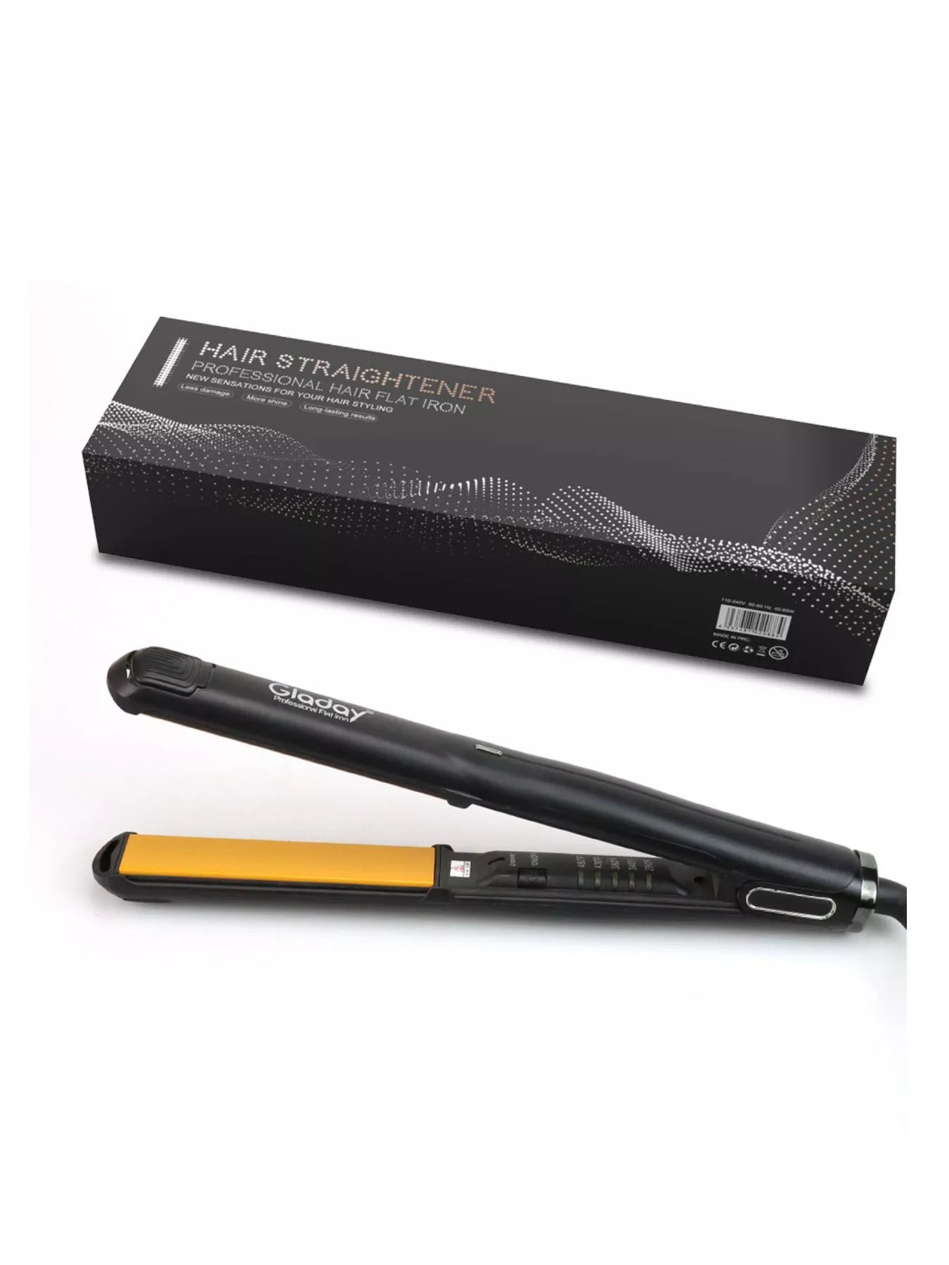 Salon-Quality Adjustable Temp Hair Straightener - cas7m