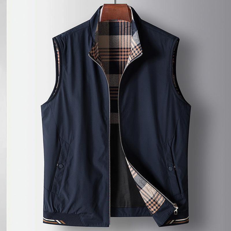 Luxury Fashion Sleeveless Waistcoat Vest Casual Vest - cas7m