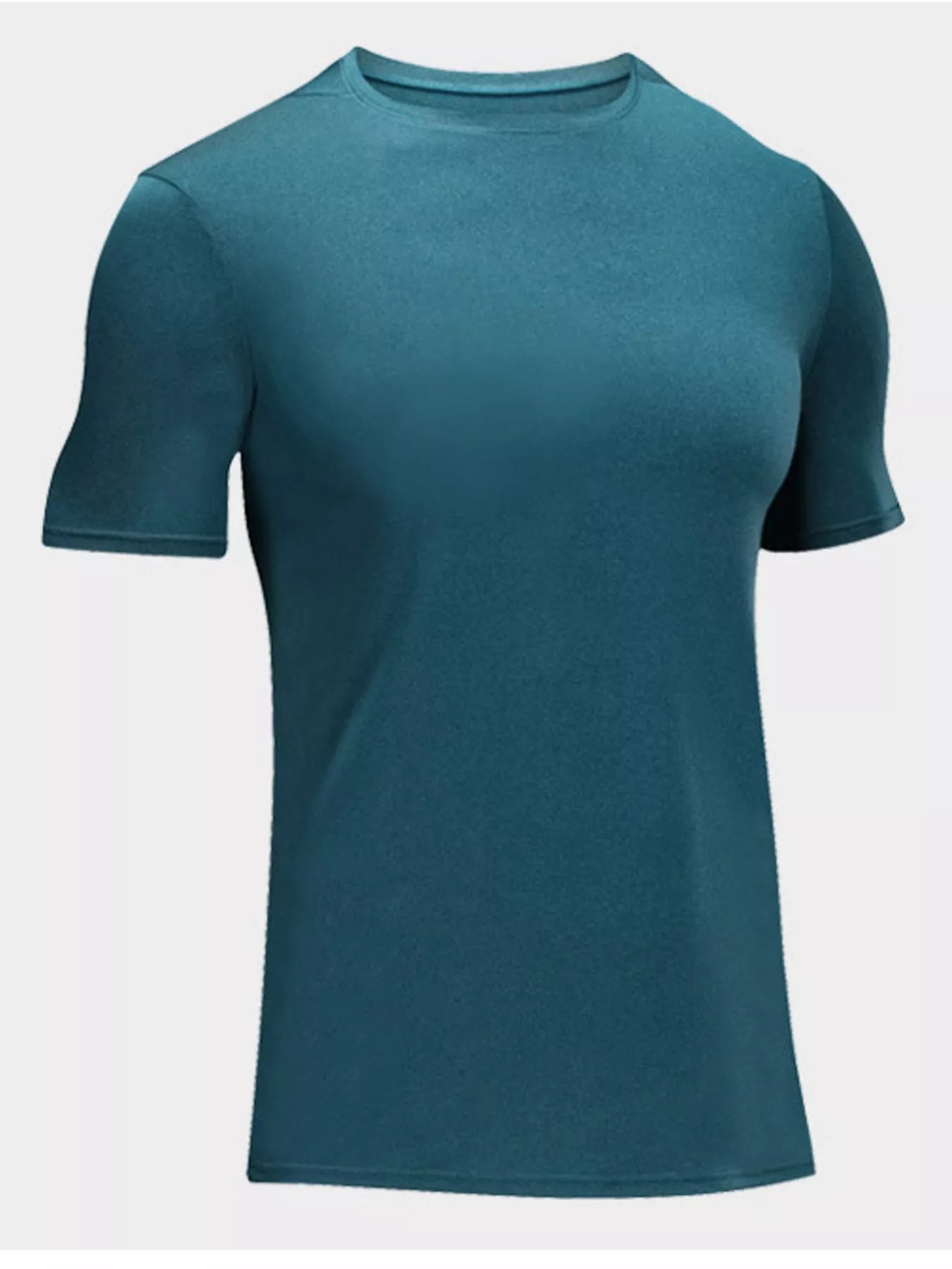 Men's Plus Size Round Neck Short Sleeve T-Shirt - cas7m