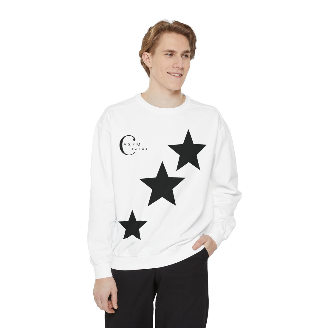 Unisex Garment-Dyed Sweatshirt - cas7m