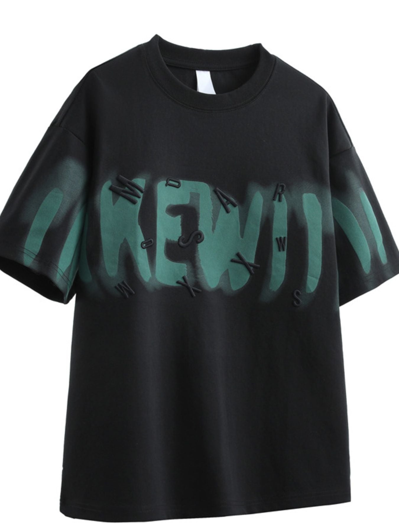 Men's Plus Size Graphic Oversized T-Shirt - cas7m