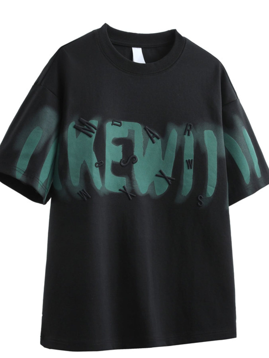 Men's Plus Size Graphic Oversized T-Shirt - cas7m