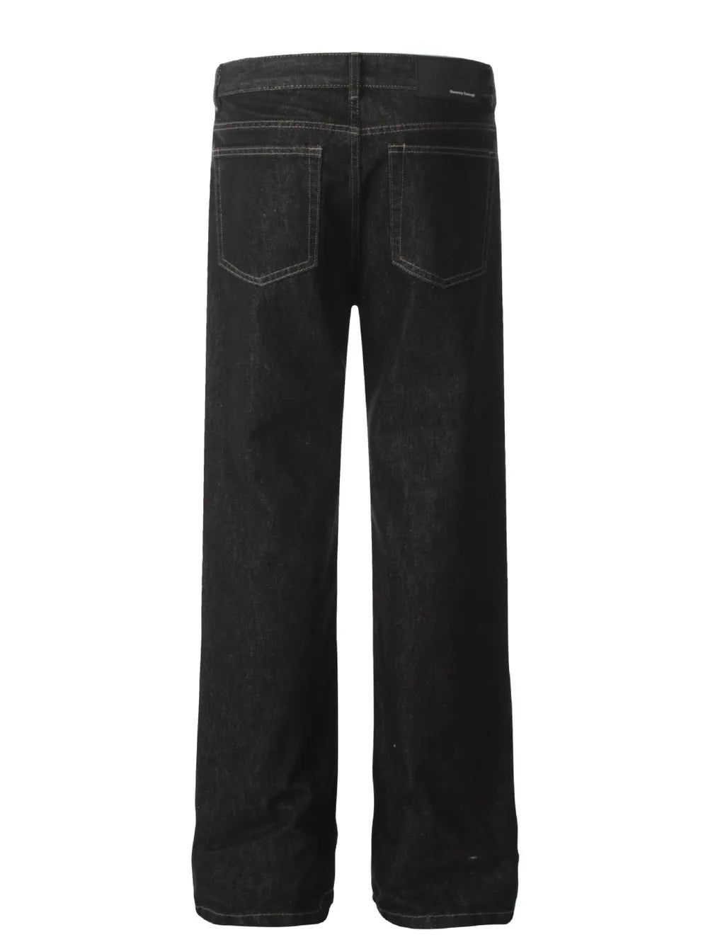 Men's Straight Leg Jeans with Pockets - cas7m