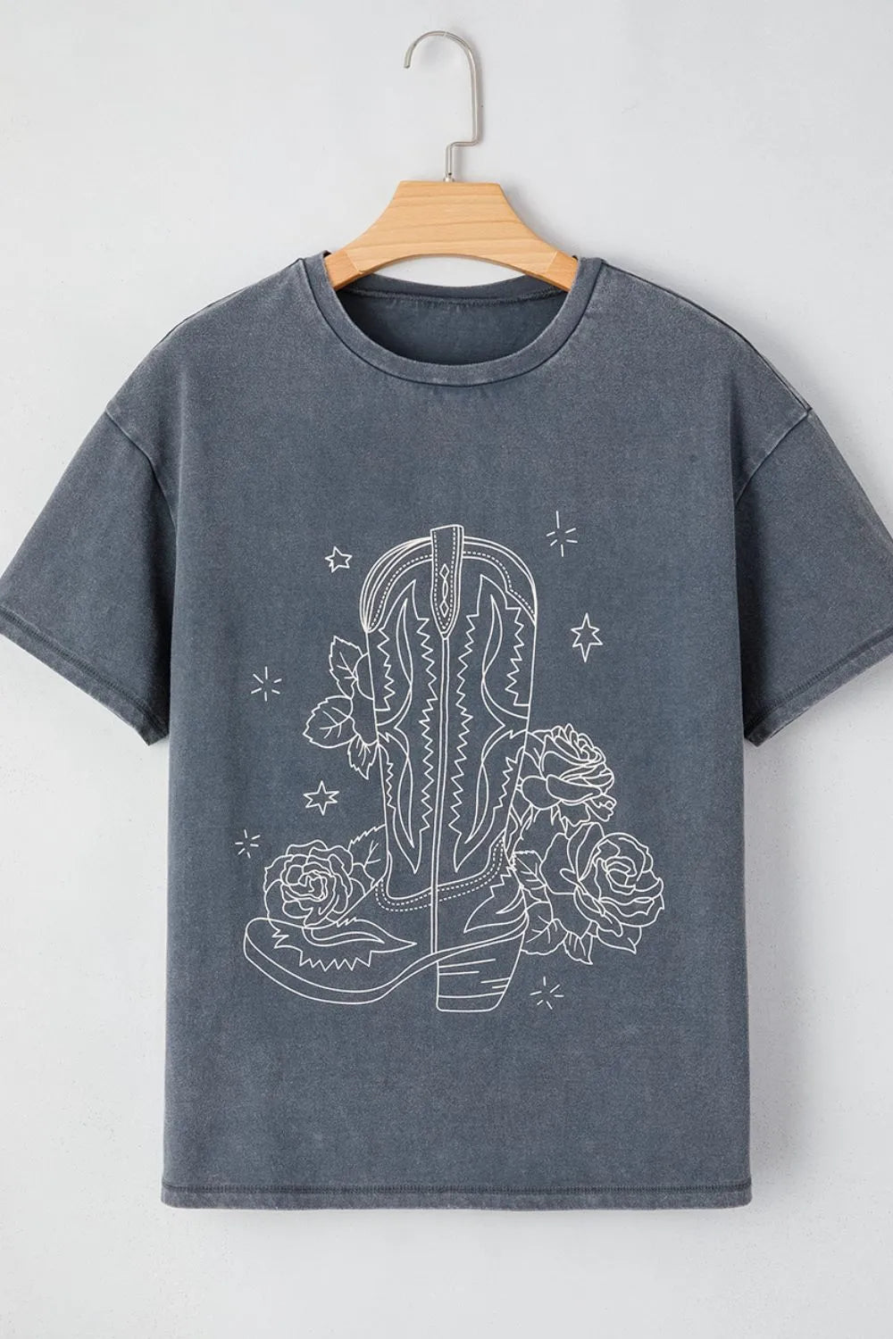 Western Cowboy Boots Graphic T-Shirt - cas7m