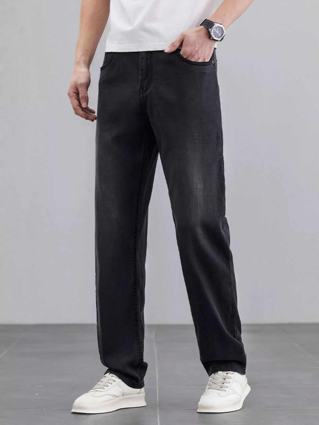 Men's Wide Leg Jeans - cas7m