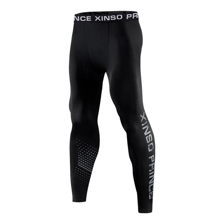Men's High Elastic Quick Dry Fitness Pants - cas7m