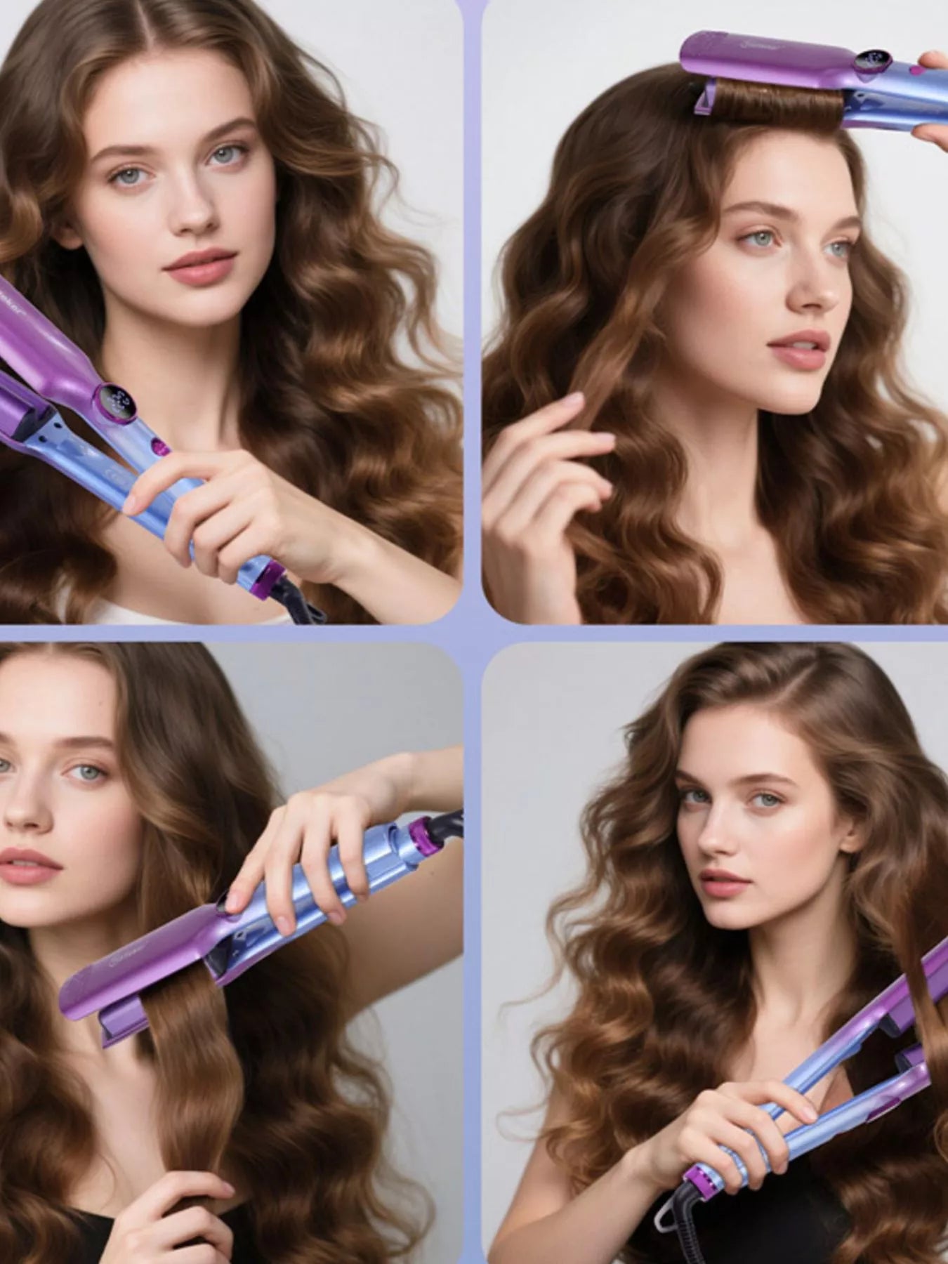 RapidHeat Precision Curling Iron for Effortless Salon-Quality Curls - cas7m
