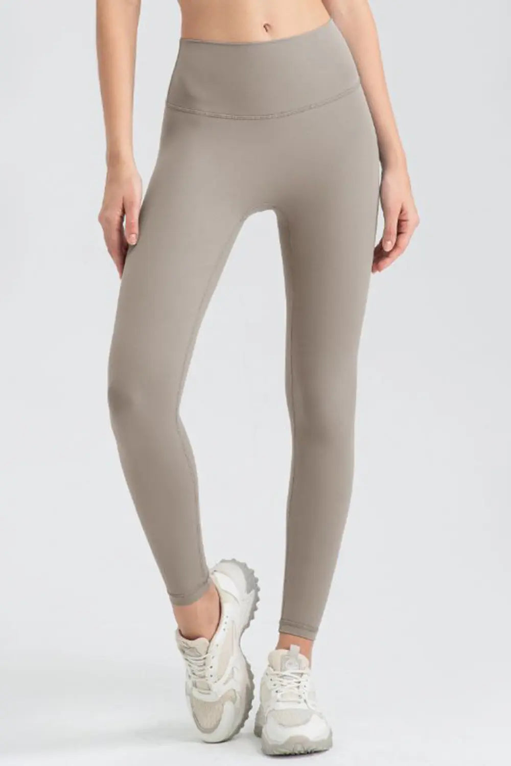 Wide Waistband Sport Leggings - cas7m