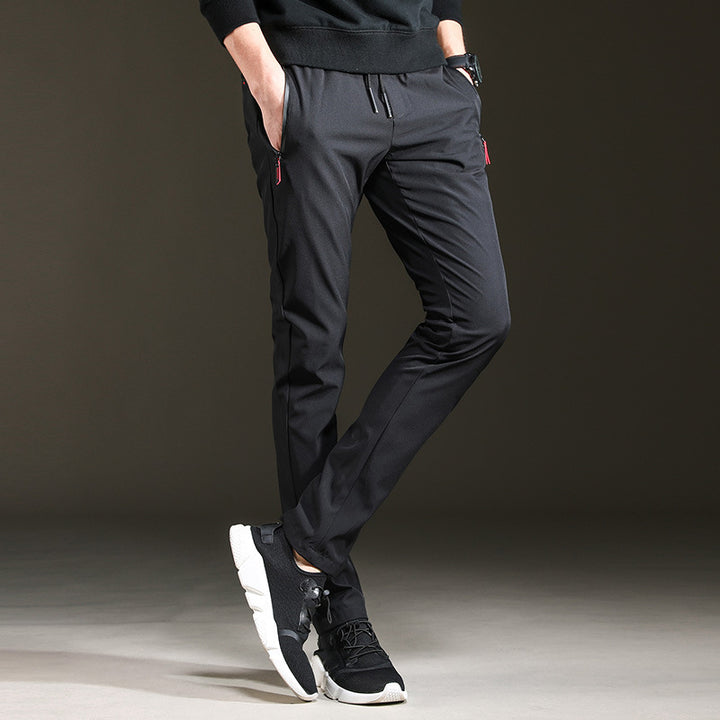Trendy Slim Mens Pants Loose Cropped Sweatpants - cas7m