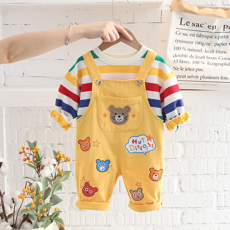 Boys' Top Overalls Suit - cas7m