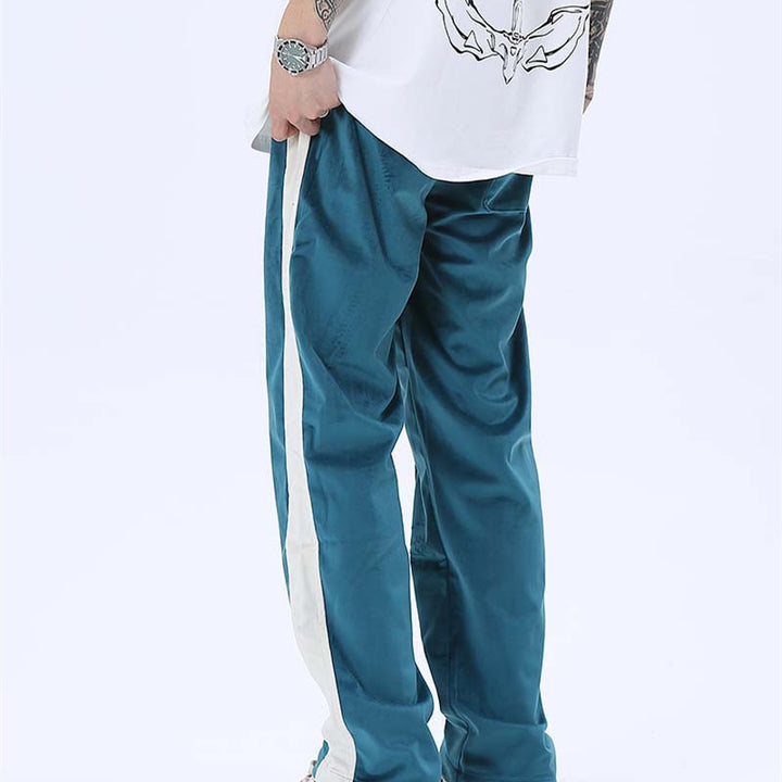 Mens Loose-fitting Casual Retro Clash Pants - cas7m