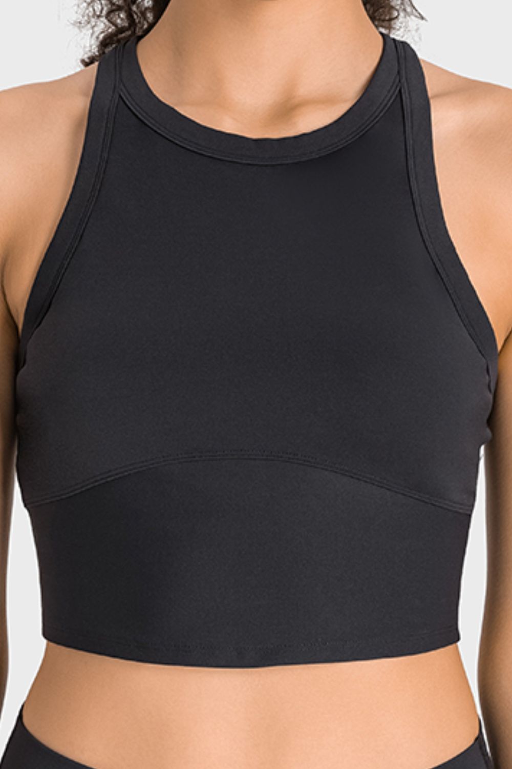 Millennia Racerback Cropped Sports Tank - cas7m
